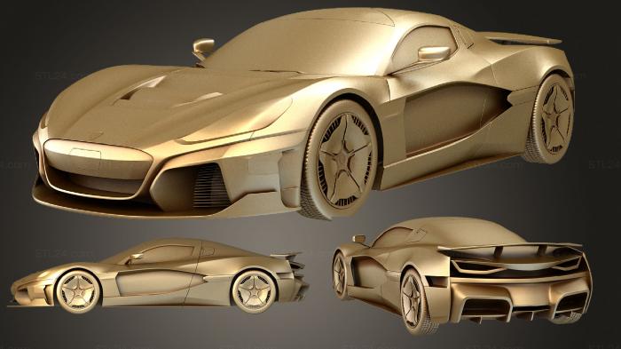 Vehicles (Rimac C Two 2020, CARS_3336) 3D models for cnc